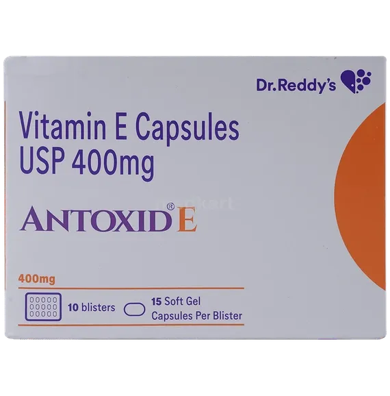antoxid e 400mg capsule 15's